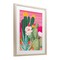 Stupell Industries Sunset Cactus Plants Framed Print Under Glass, design by Cat Thurman Designs